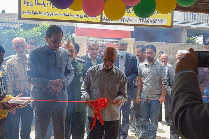 مراسم افتتاحیه شرکت تولیدی میوه خشک